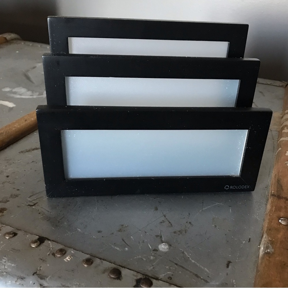 Rolodex mini sorter.